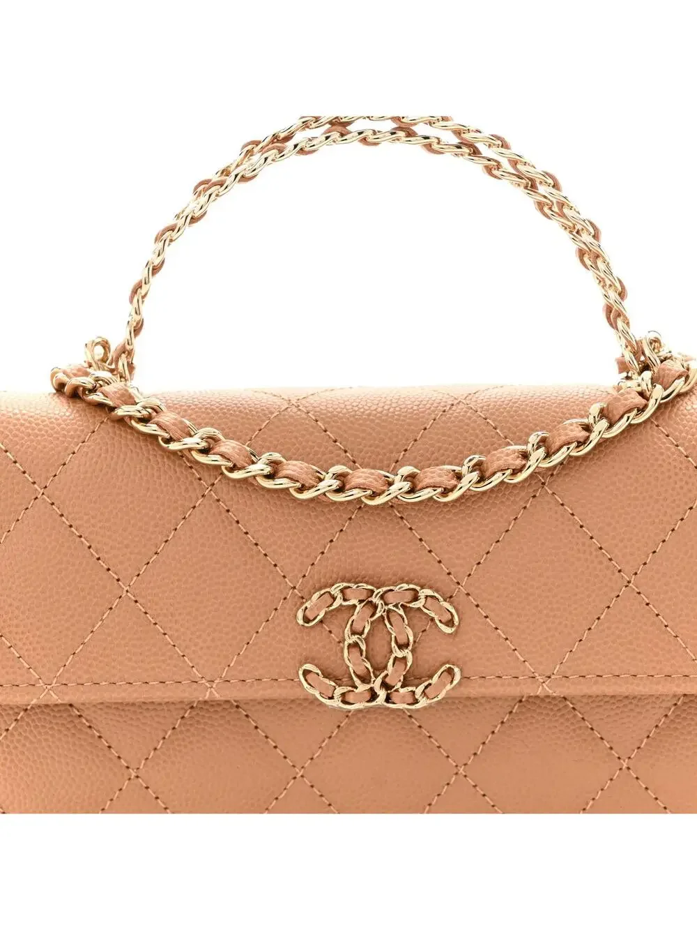 Chanel Caviar Quilted Chain Match Top #335697C55B